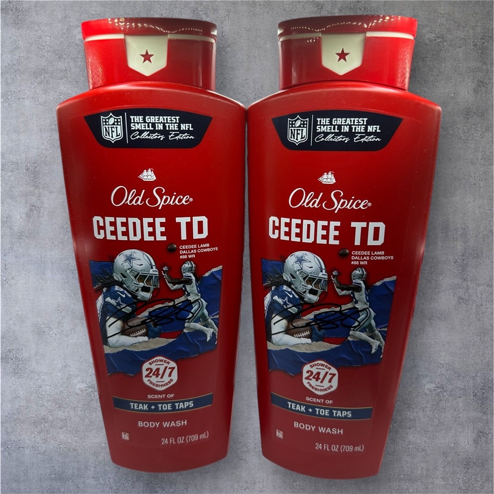 Old Spice X NFL Collector’s Edition Ceedee Lamb Body Wash 2 Pack 48 Oz IN HAND